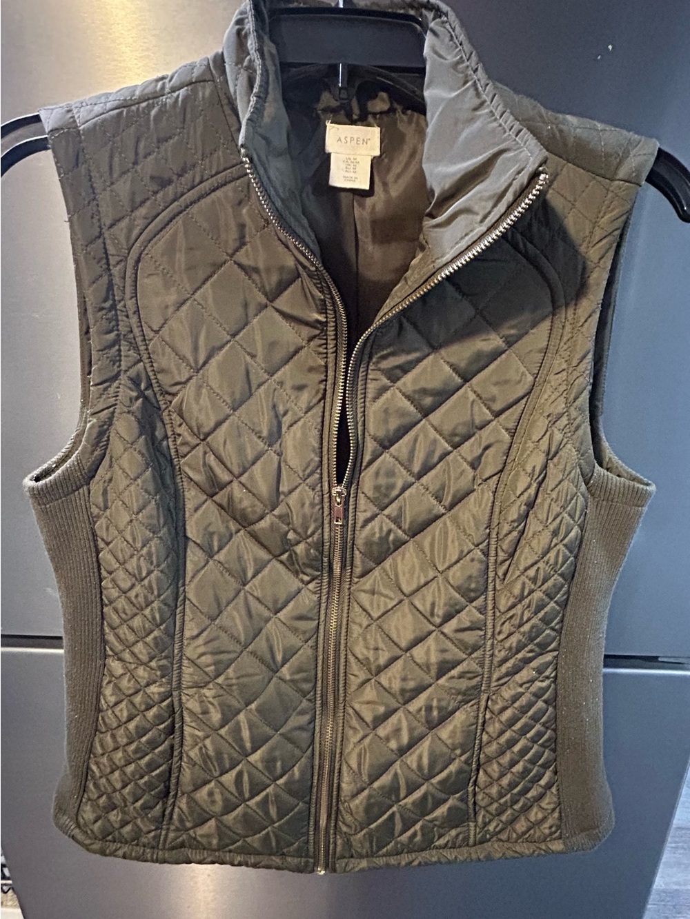 Aspen Quilted And Knit Vest